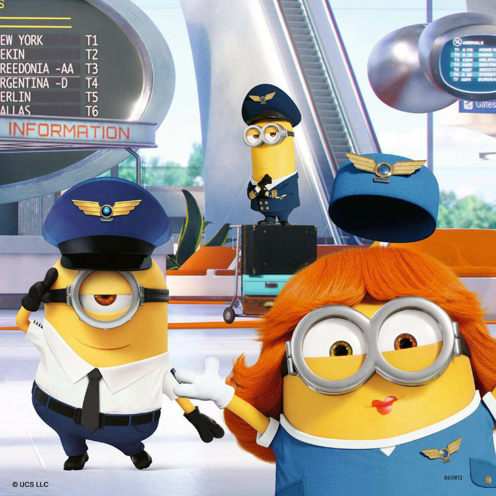 Ravensburger Children's Puzzle Funny Minions, Puzzle, 3x49 pieces, 05082