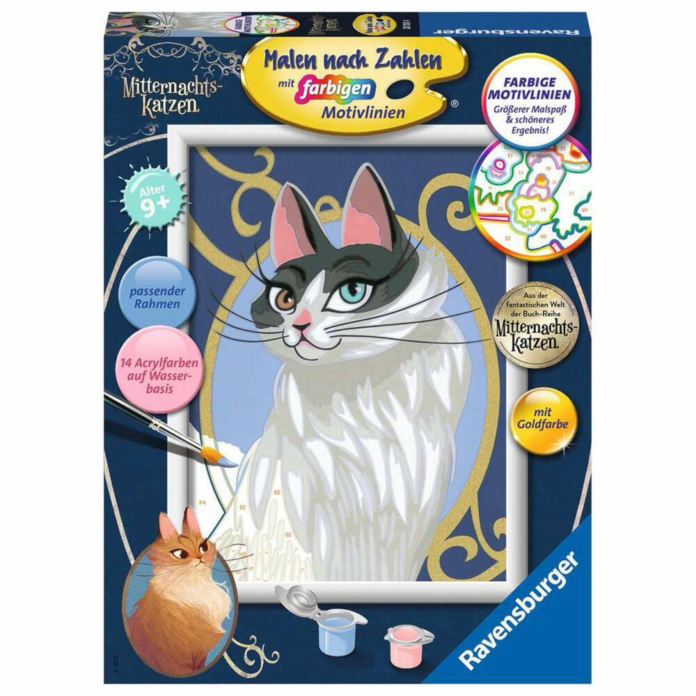 Ravensburger Malen nach Zahlen Königin Quinn, Mal-Set für Kinder, 20133