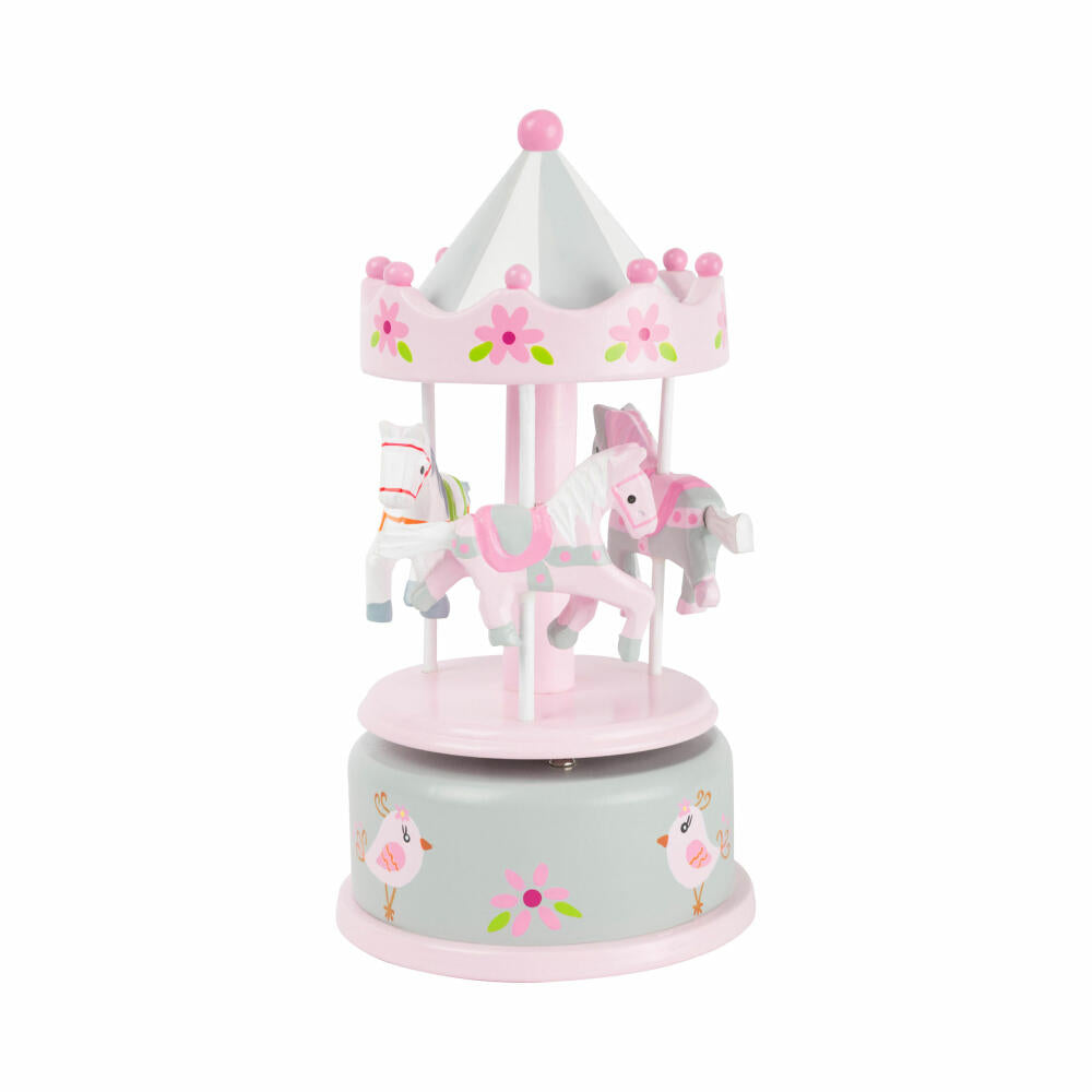 Legler small foot music box horse carousel, 11230