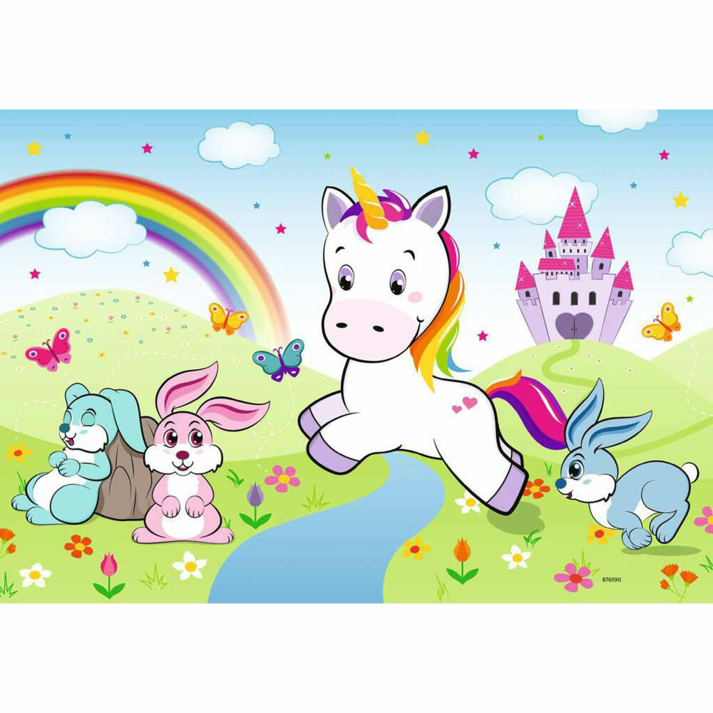 Ravensburger Kinderpuzzle Märchenhaftes Einhorn, Puzzle, 2x24 Teile, 07828
