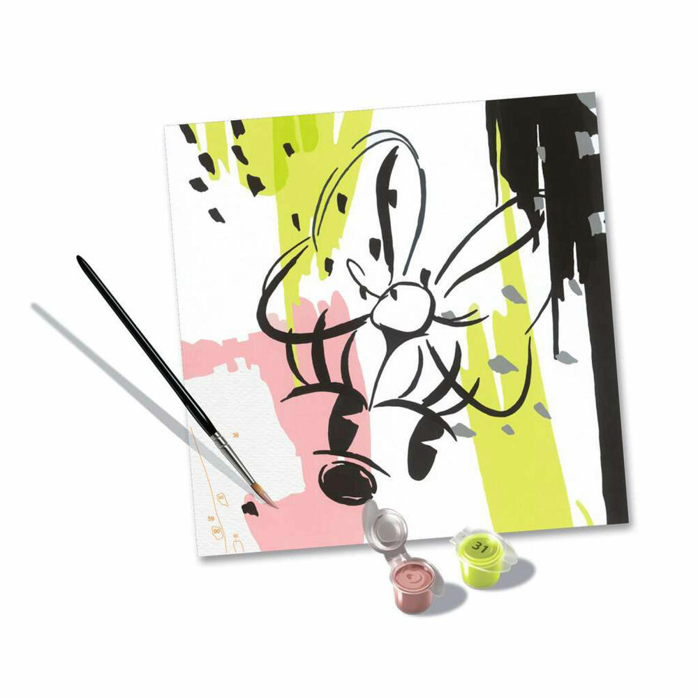 Ravensburger Malen nach Zahlen Modern Minnie, Malvorlagen-Set mit Zubehör, 20128