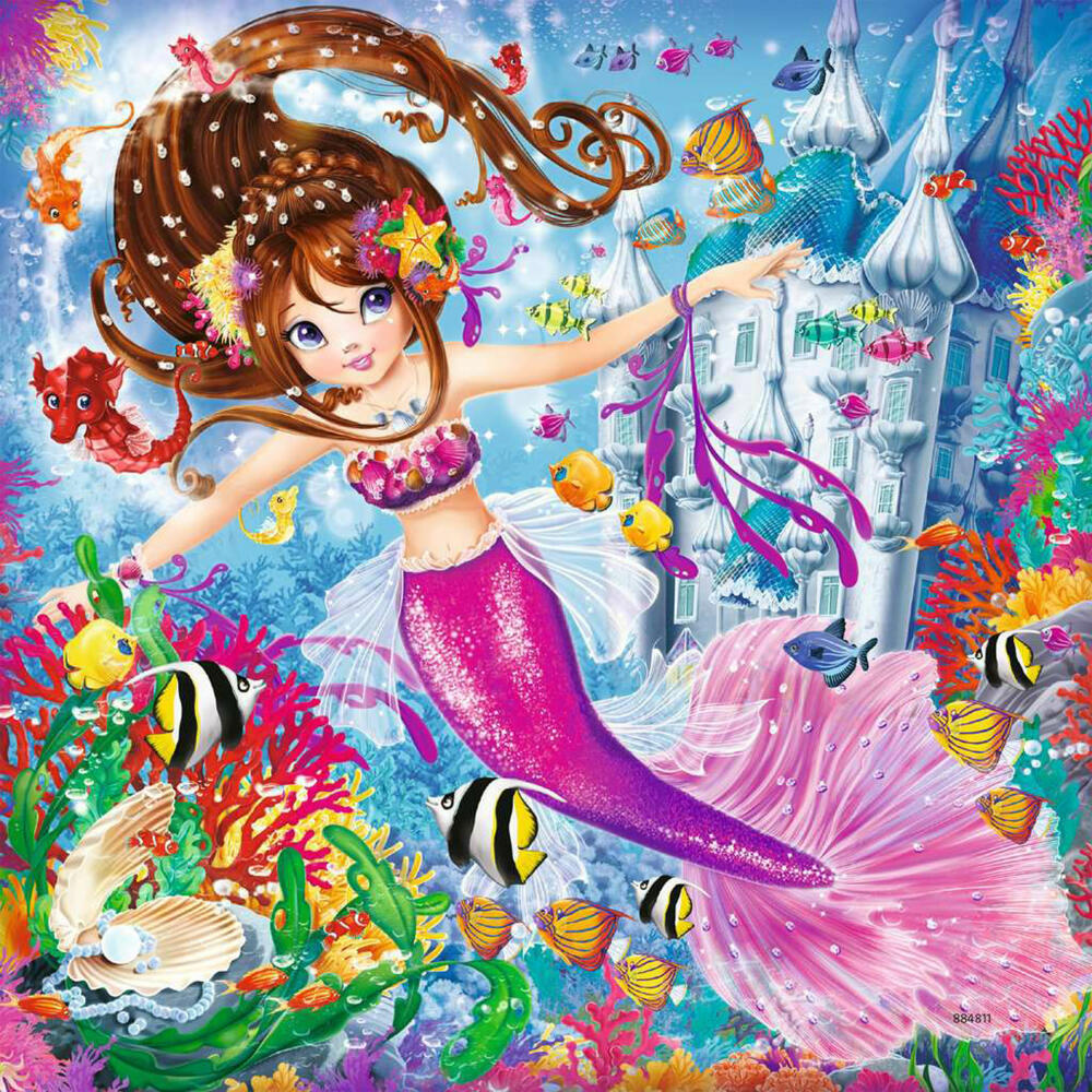 Ravensburger Kinderpuzzle Bezaubernde Meerjungfrauen, Puzzle, 3x49 Teile, 08063