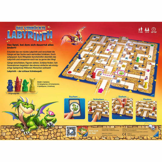 Ravensburger Spiel Das verrückte Labyrinth, für Kinder ab 7 Jahren, 26955