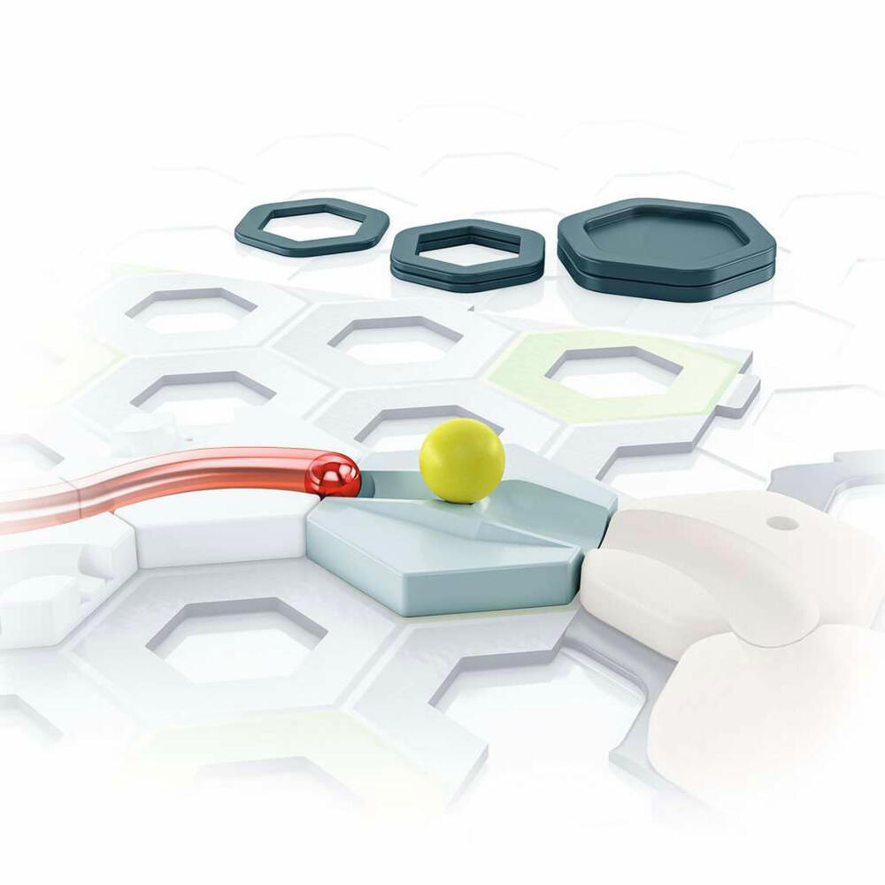 Ravensburger GraviTrax Junior Extension Adapter-Set, Erweiterung, Kugelbahnsystem, Kugelbahn, Zubehör, 27532