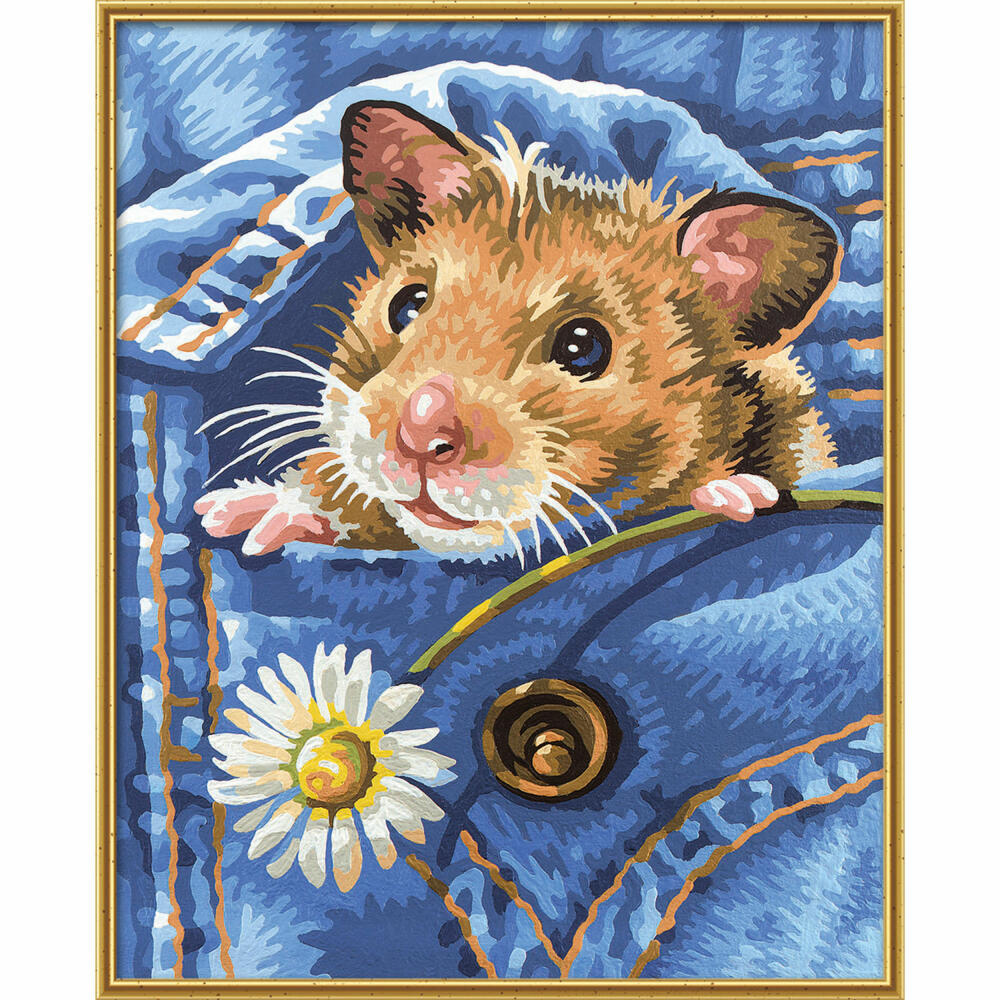 Schipper Painting by Numbers Mucki The Blind Passenger, MNZ, Painting, Picture, Painting Set, 24 x 30 cm, 609240436