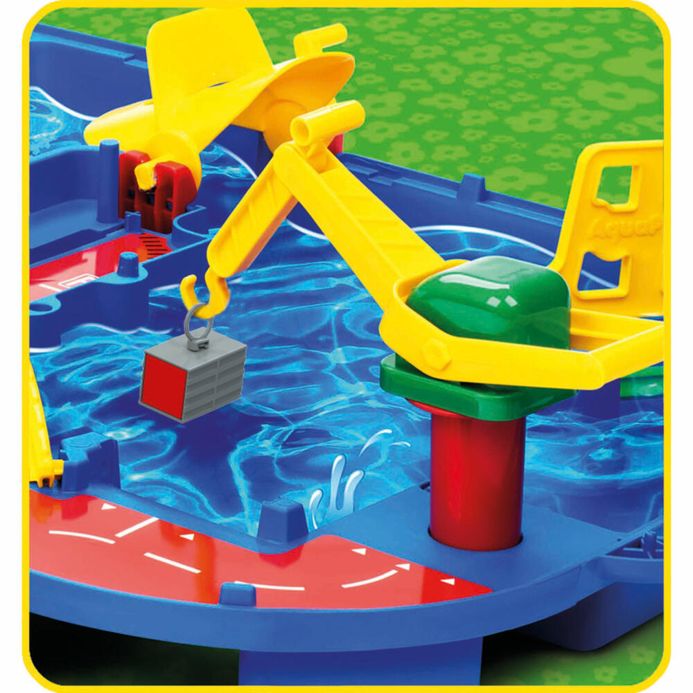Aquaplay Start Set, Anfänger Set, Wasserbahn, Boot, Figur, Wasserspielzeug, 21-tlg., 8700001501