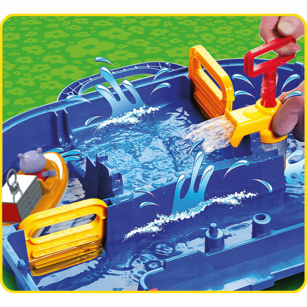 Aquaplay Wasserpumpe Klein, Pumpe, Schleusenpumpe, Wasserspielzeug, Wasserbahn, Zubehör, 8700001134