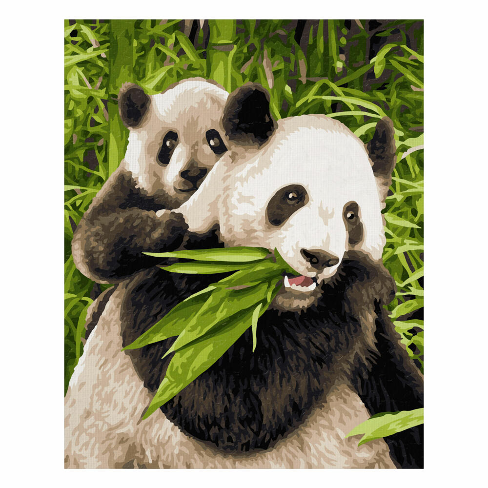 Schipper Painting by Numbers, Panda Bears, Drawing, Decoration, Cardboard, 31.2 cm, 609240712