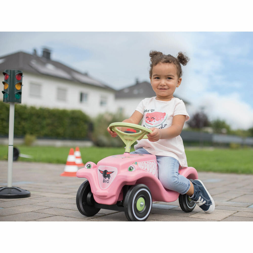 BIG Bobby Car Classic Flower, Rutschauto, Kinderauto, Kinder, Spielzeug, Auto, Rosa, 800056110