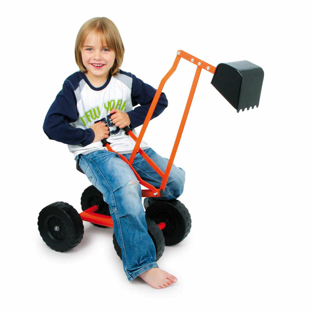 Legler small foot excavator with wheels, from 3 years, 4628