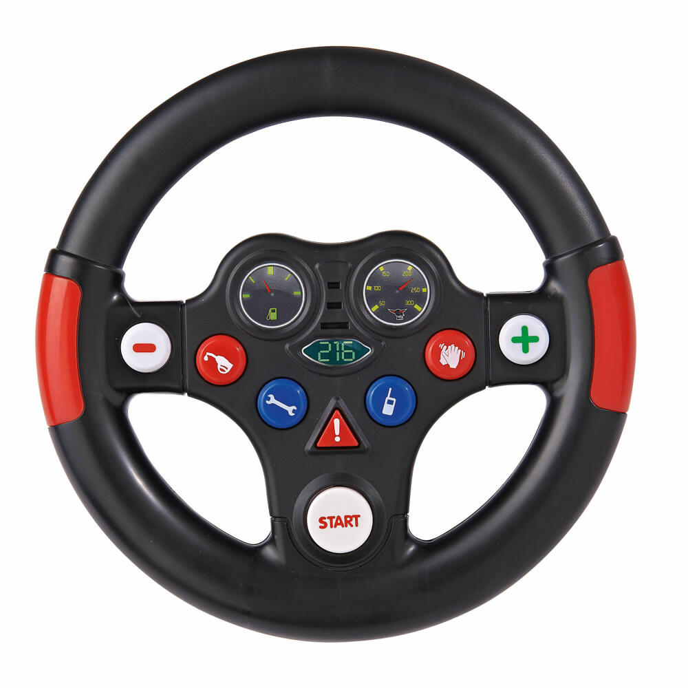 BIG Racing Sound Wheel, Bobby Car Lenkrad mit Sound, Zubehör, Kinder, Spielzeug, 800056487