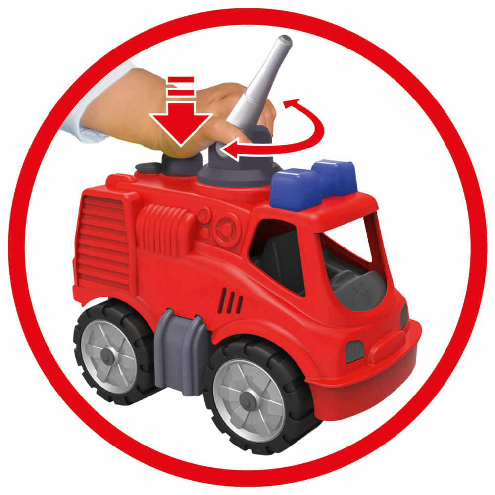 BIG Power Worker Mini Feuerwehr, Feuerwehrauto, Kinder, Spielzeug, Auto, Wasserspritze, 800055807