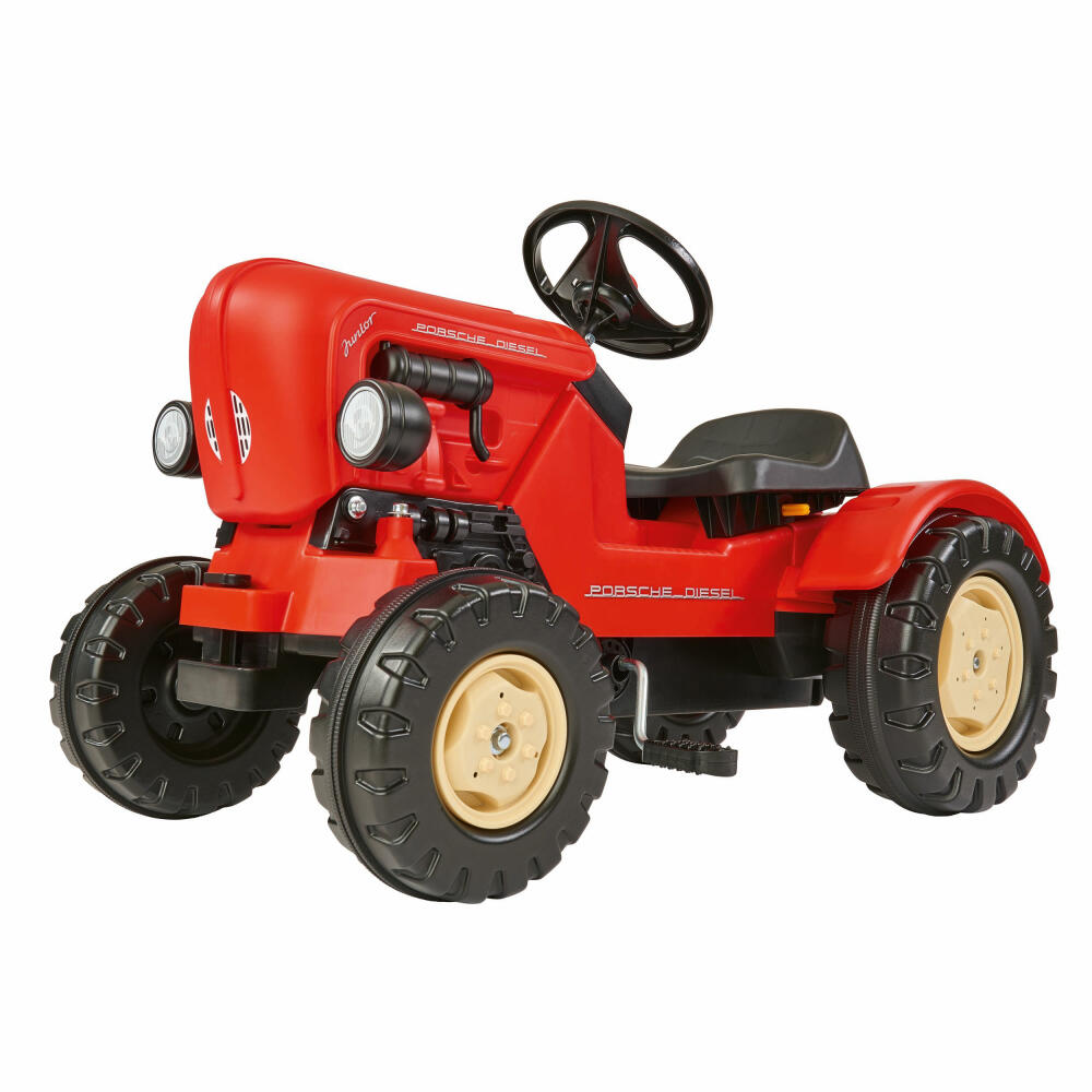 BIG Porsche Diesel Junior Traktor, Kettenfahrzeug, Kinder Traktor, Spielzeug, 800056560