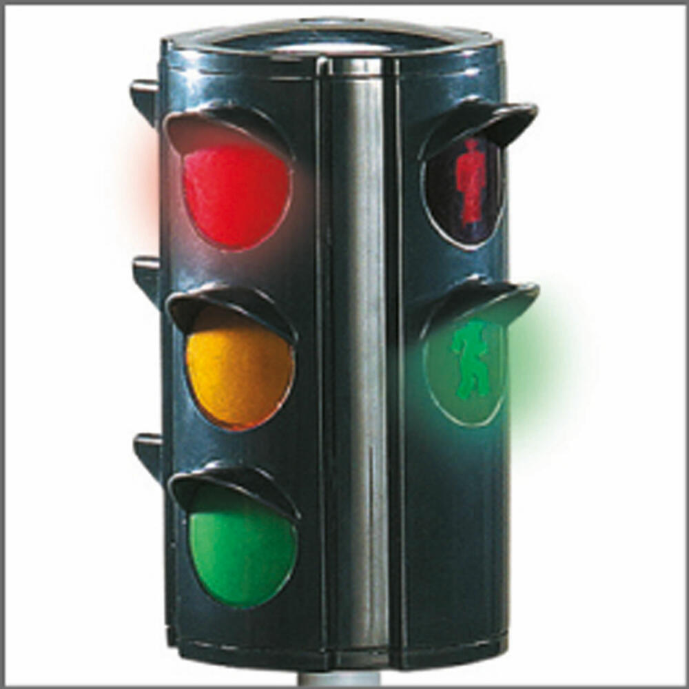 BIG Traffic Lights Verkehrsampel, Ampel, Spielzeugampel, Spielzeug, Kinder, 71 cm, 800001197