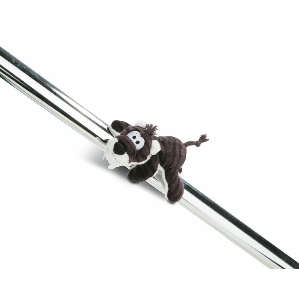NICI Magnettier Säbelzahntiger, Stone Age Friends, MagNICI, Magnet, Plüsch, Polyester, Schwarz, 10 cm, 45312