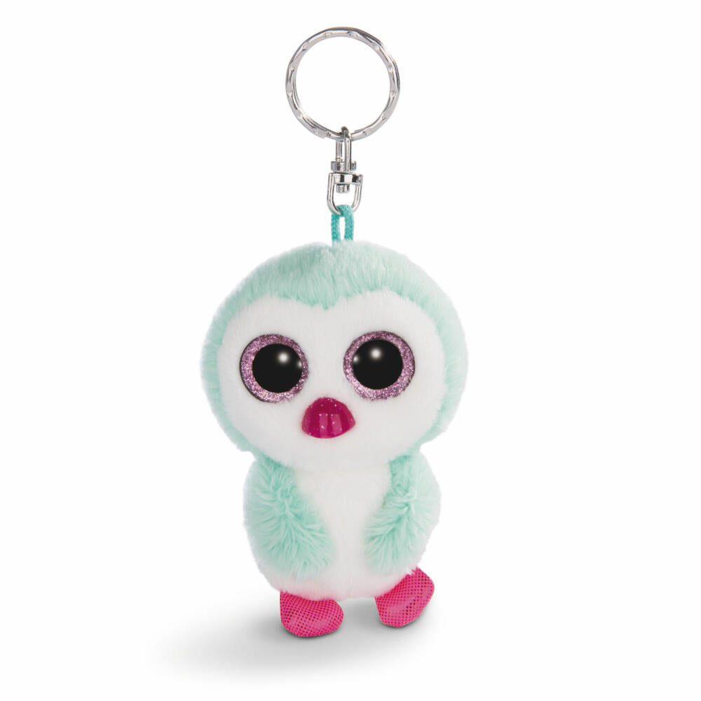 NICI Glubschis keyring penguin Yoniko, dangling, plush, polyester, turquoise, 9 cm, 45548