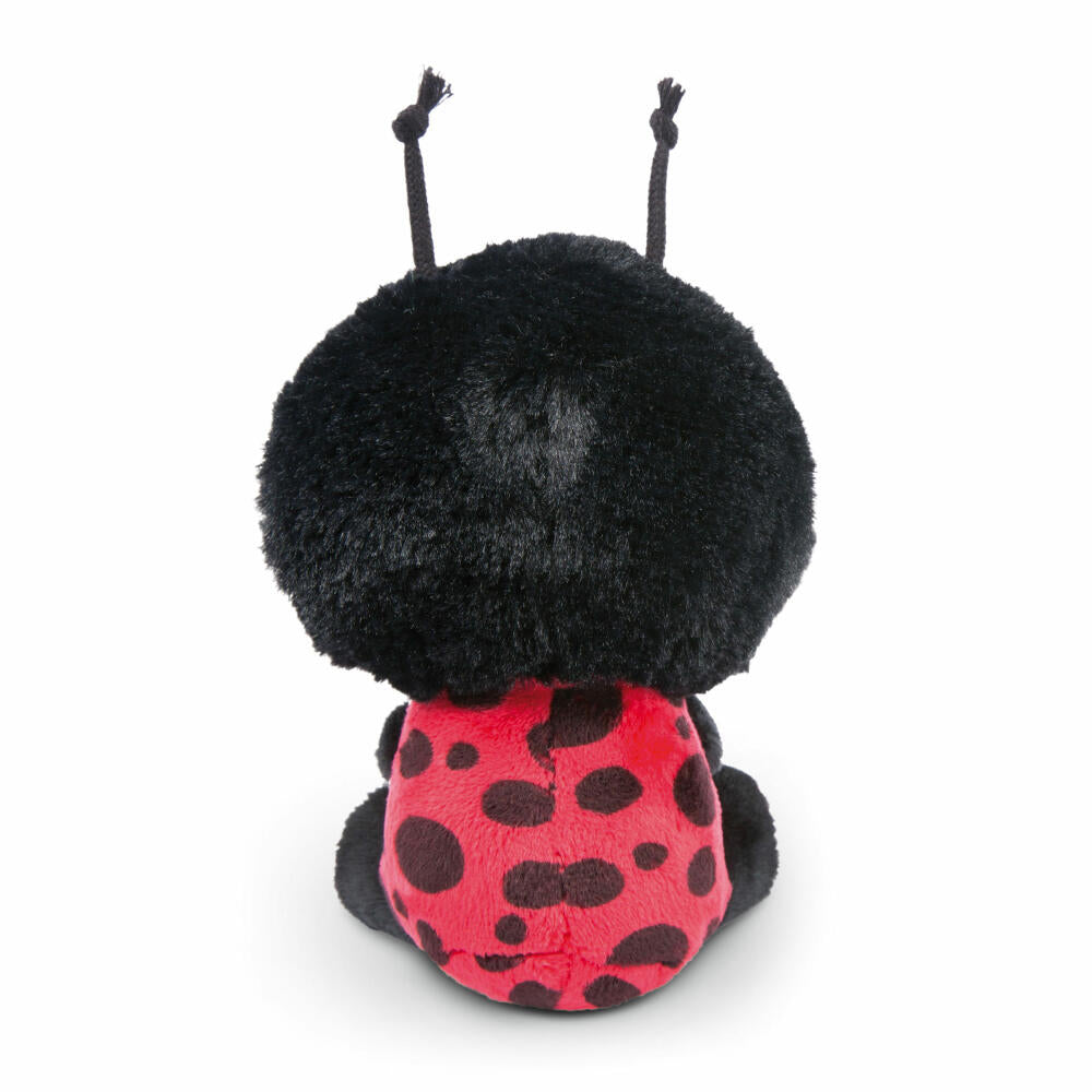 NICI Glubschis plush toy ladybug Lily May, dangling, plush, polyester, black, 15 cm, 45559