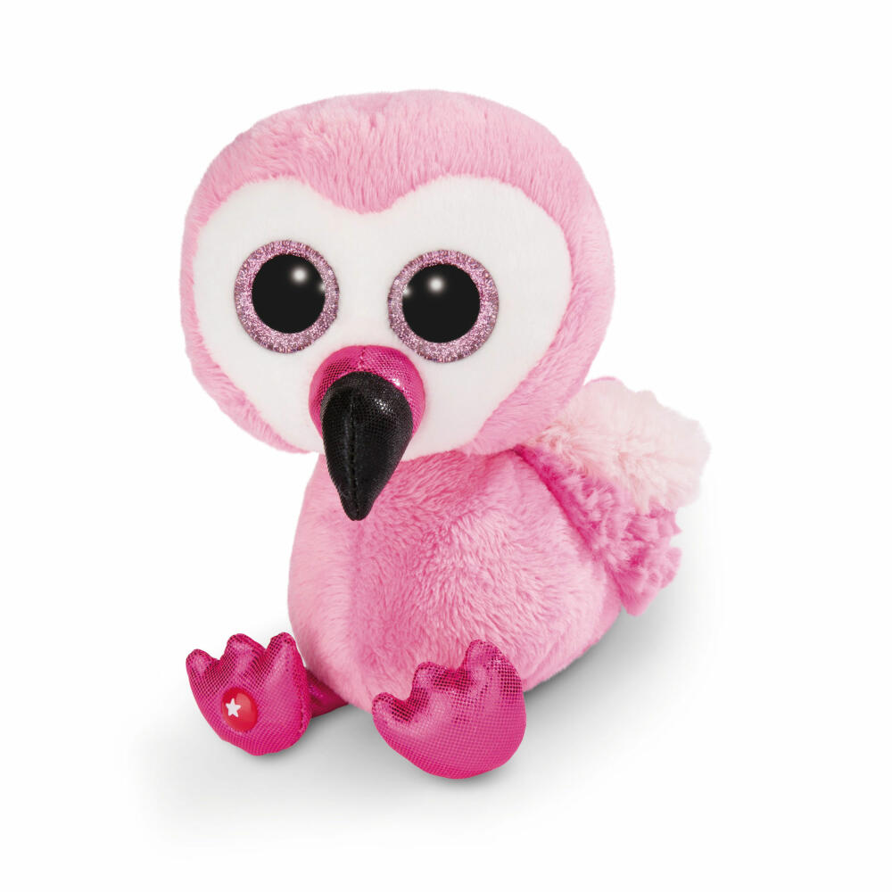 NICI Glubschis plush toy Flamingo Fairy-Fay, dangling, plush, polyester, pink, 15 cm, 45557