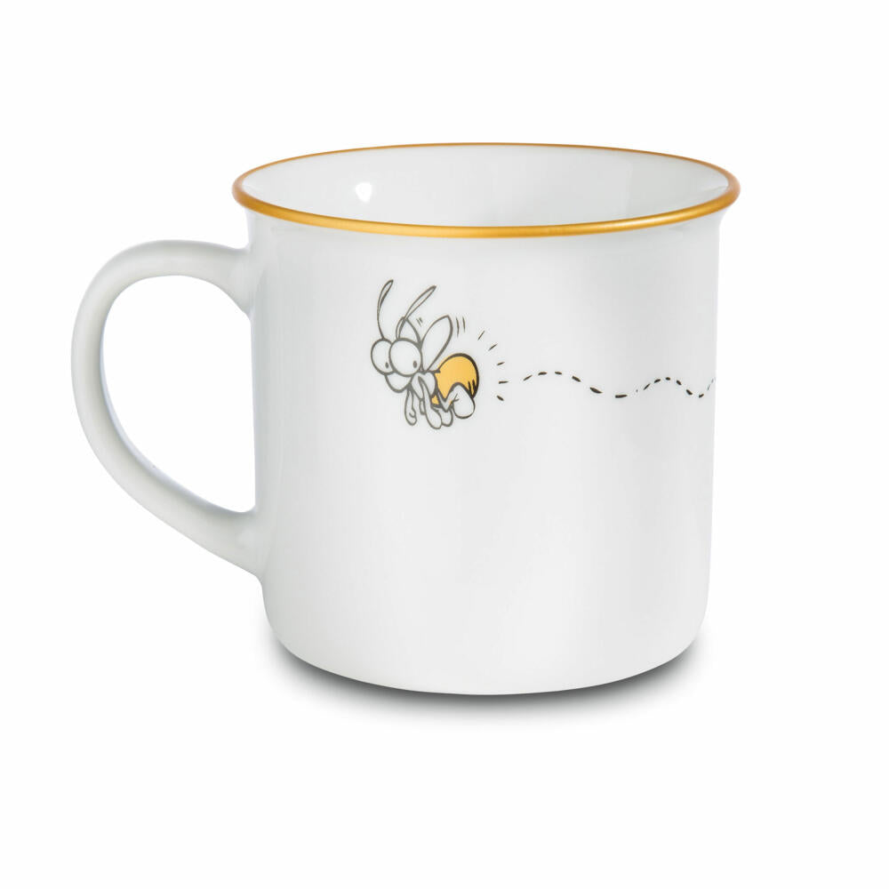 NICI Tasse Ich bin die hellste Leuchte hier, Kaffeetasse, Becher, Porzellan, Bunt, 45031