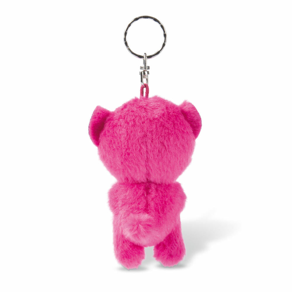 NICI Glubschis Schlüsselanhänger Bär Briggy, Schlenker, Plüsch, Polyester, Pink, 9 cm, 45541