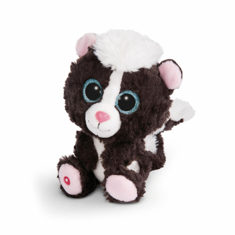 NICI Glubschis Plüschtier Stinktier Suppi, Schlenker, Plüsch, Polyester, Schwarz, 15 cm, 45562