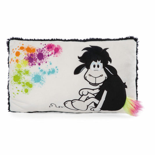 NICI Wolf Ulvy & Friends Pillow Sheep Jerome Rectangular, Pillow, Cuddly Pillow, Decorative Pillow, 43 x 25 cm, 48254