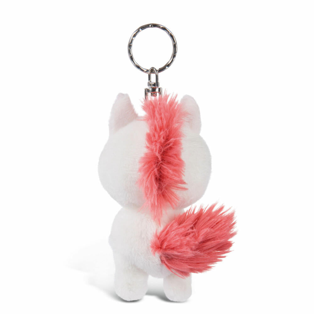 NICI Glubschis Keyring Unicorn Milky-Fee, Dangling, Plush, Polyester, White, 9 cm, 45551