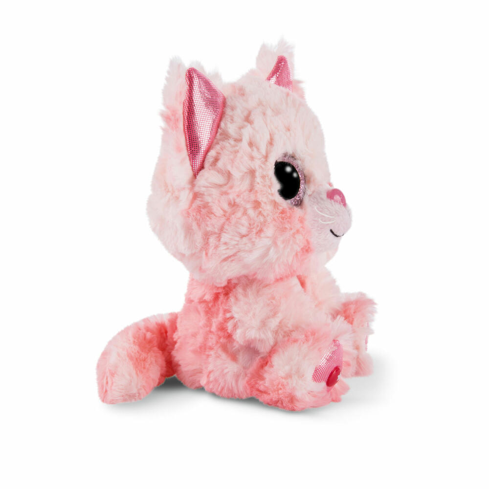NICI Glubschis Plush Toy Cat Dreamie, Dangling, Plush, Polyester, Pink, 15 cm, 45554