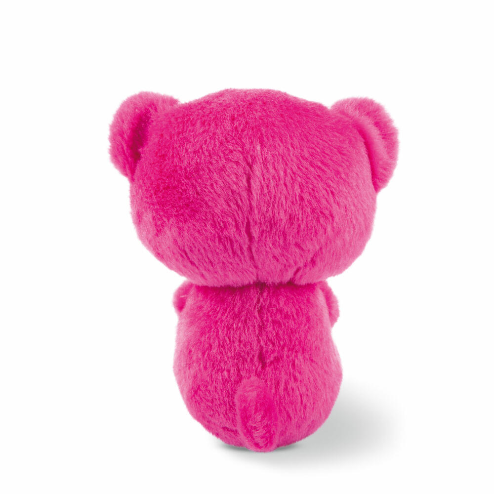 NICI Glubschis plush toy bear Briggy, dangling, plush, polyester, pink, 15 cm, 45553
