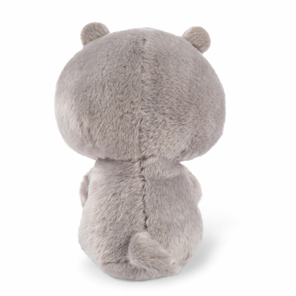 NICI Glubschis plush toy hippo Anso, dangling, plush, polyester, grey, 25 cm, 45565