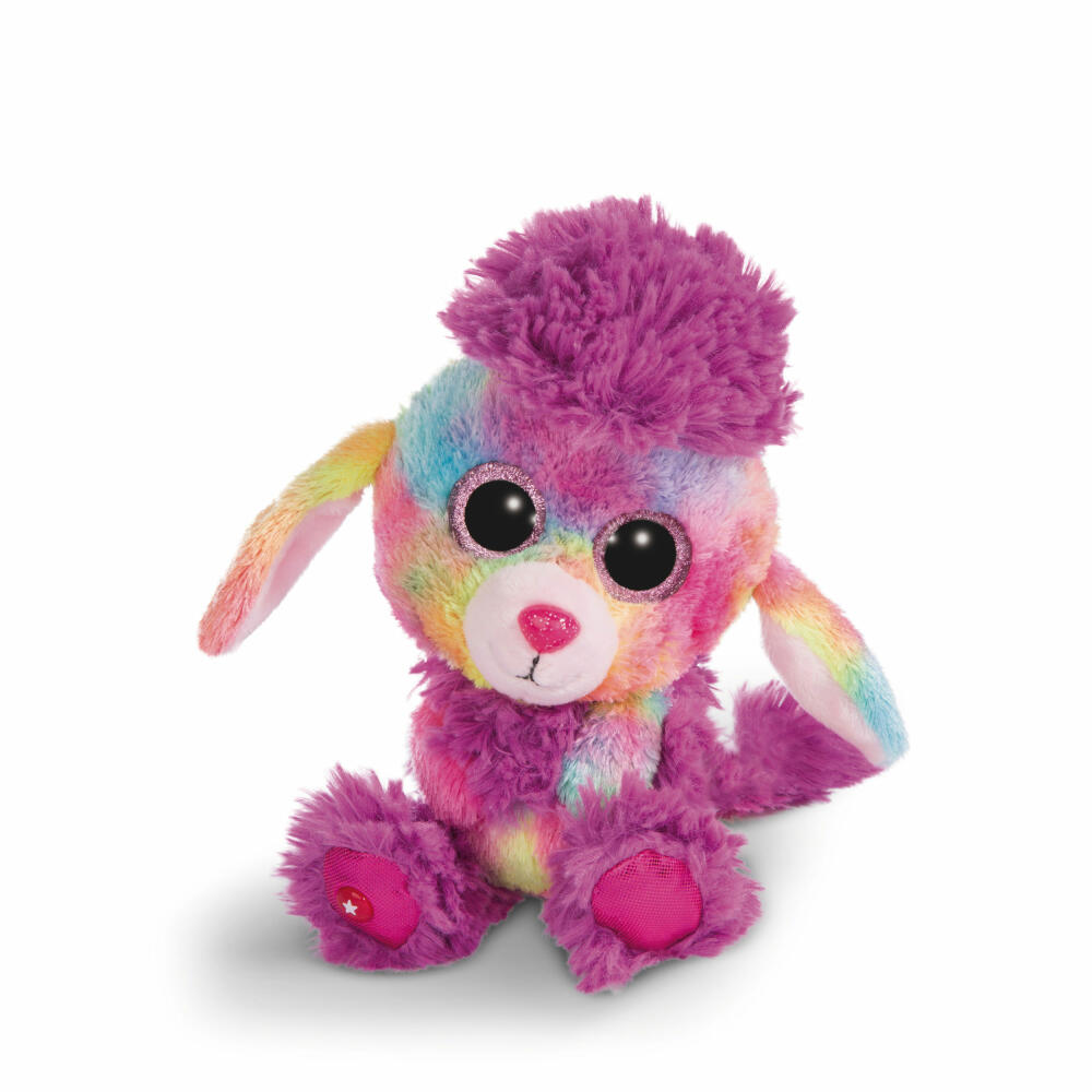 NICI Glubschis Plüschtier Pudel Party, Schlenker, Plüsch, Polyester, Bunt, 15 cm, 45560