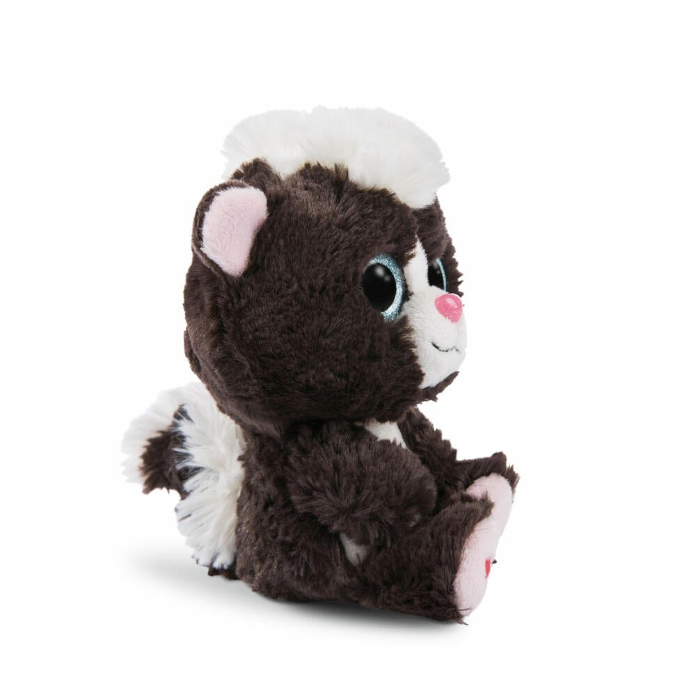 NICI Glubschis plush toy skunk Suppi, dangling, plush, polyester, black, 15 cm, 45562
