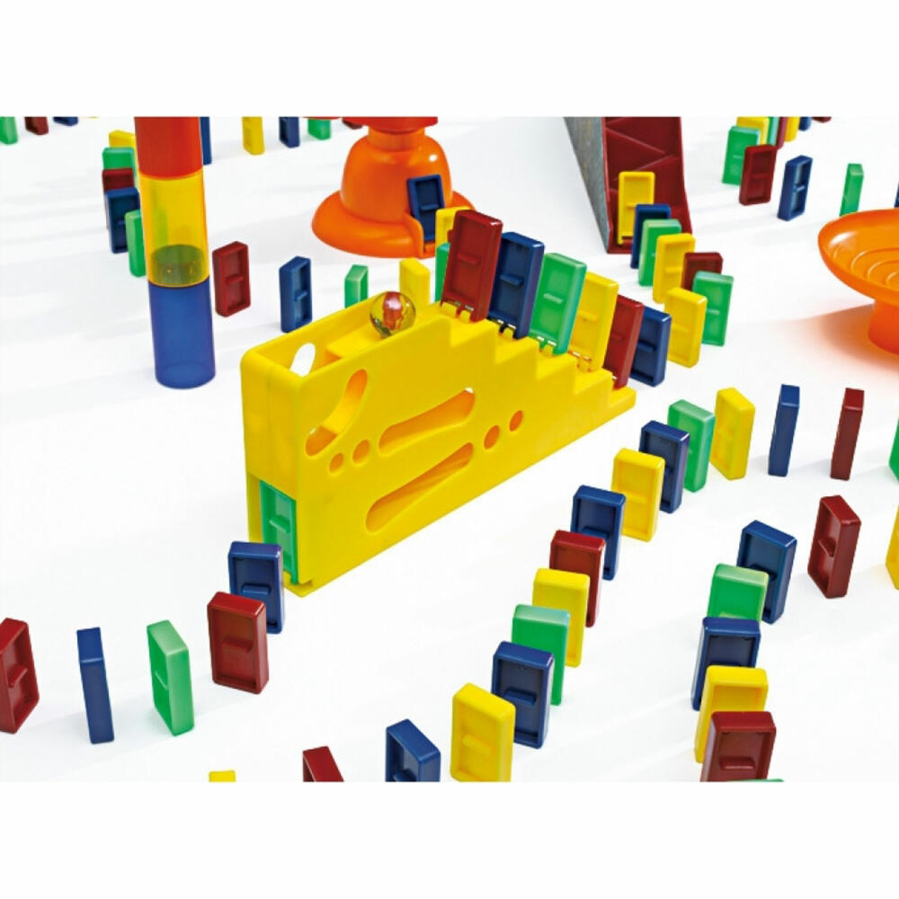 Noris Domino Run Mega, dominoes, building blocks, marble run, obstacle course, from 3 years, 606062023