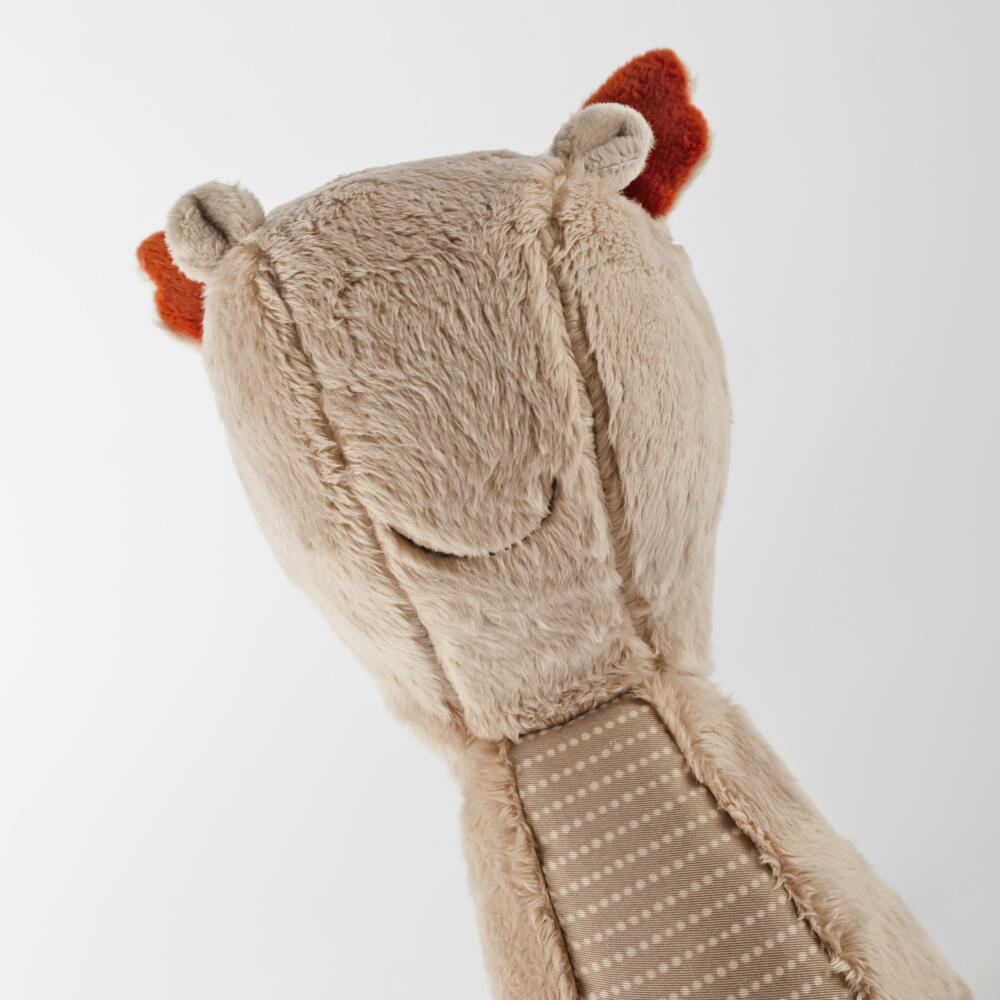 sigikid Patchwork Sweety Dragon Yellow, soft toy, plush toy, cuddly toy, polyester, 28 cm, 43273