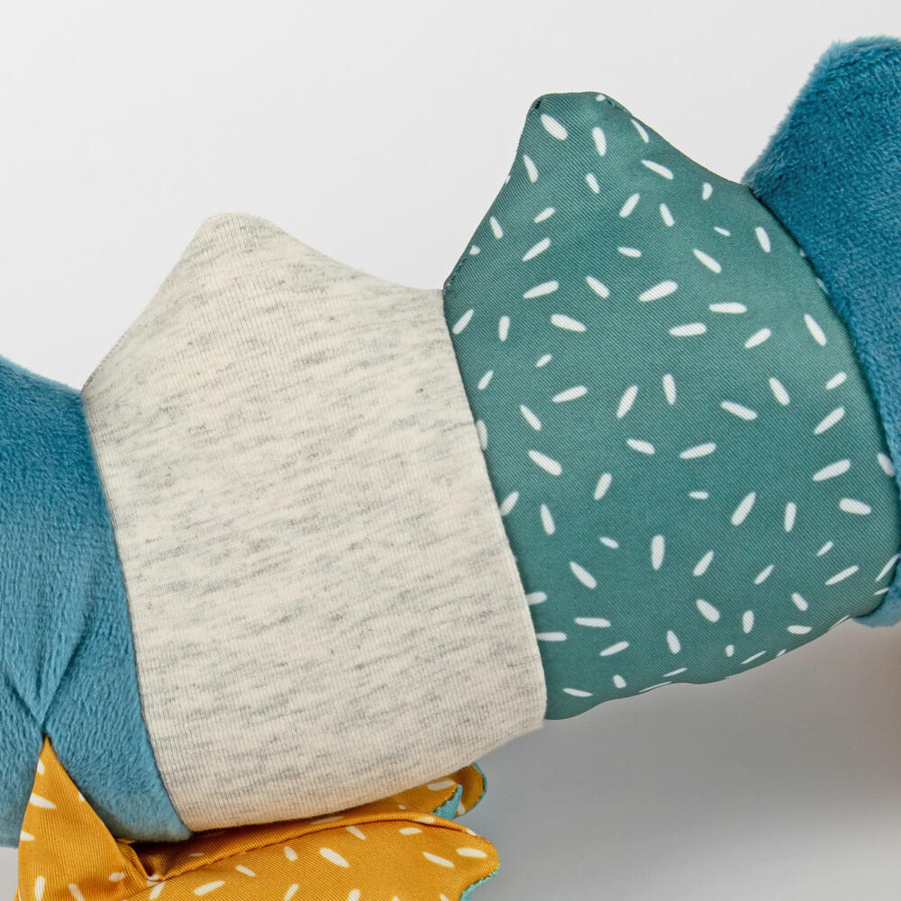 sigikid Patchwork Sweety Krokodil Yellow, Kuscheltier, Plüschtier, Schmusetier, Polyester, 43 cm, 43234