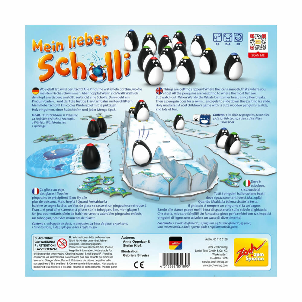 Zoch Mein lieber Scholli, children's game, family game, dice game, from 6 years, 601105189