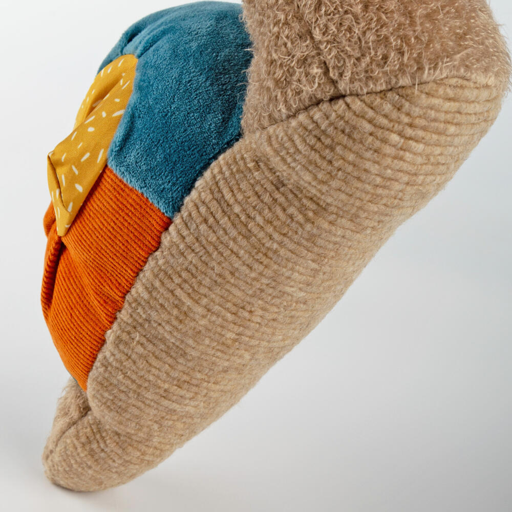 sigikid Patchwork Sweety Snail Yellow, soft toy, plush toy, cuddly toy, polyester, 29 cm, 43282