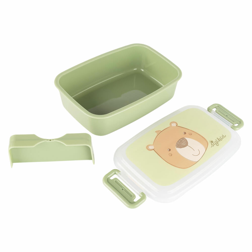 sigikid lunch box bear, bread box, lunch box, children, plastic, 9 x 17.5 cm, 25370
