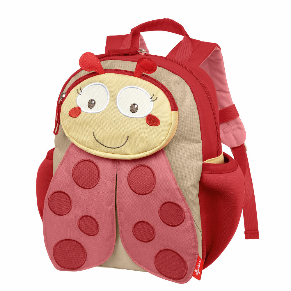 sigikid Pfötchen-Rucksack Marienkäfer, Kinderrucksack, Kitatasche, Kindergarten, Polyester, 5.2 L, 25337