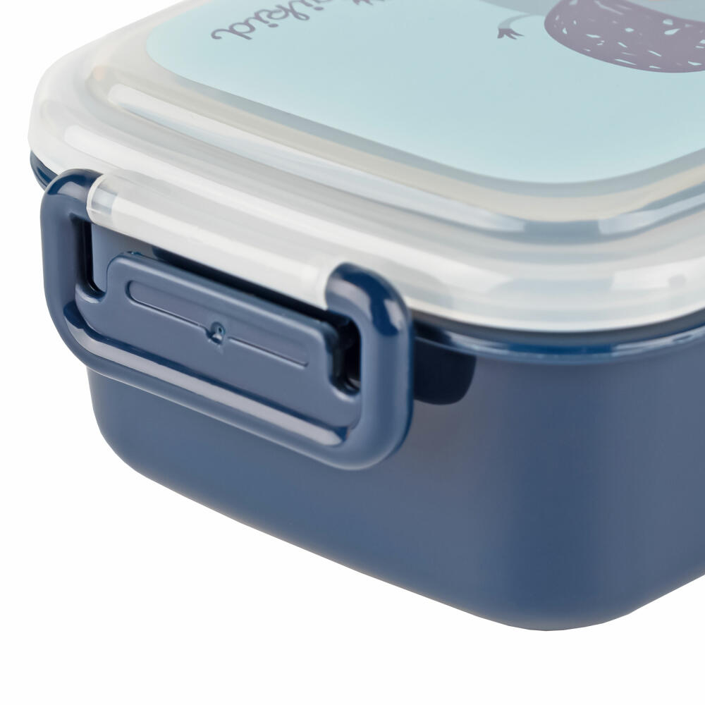 sigikid Brotdose Elefant, Brotbox, Lunchbox, Kinder, Kunststoff, 9 x 17.5 cm, 25367