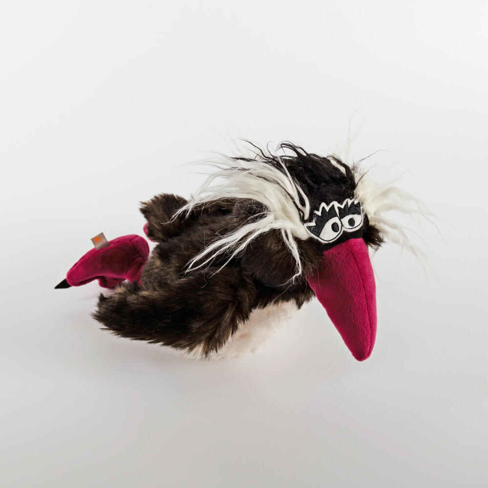 sigikid Rock Hopper Kikeriki, Kuscheltier, Stofftier, Schmusetier, Weiß, 22 cm, 42994