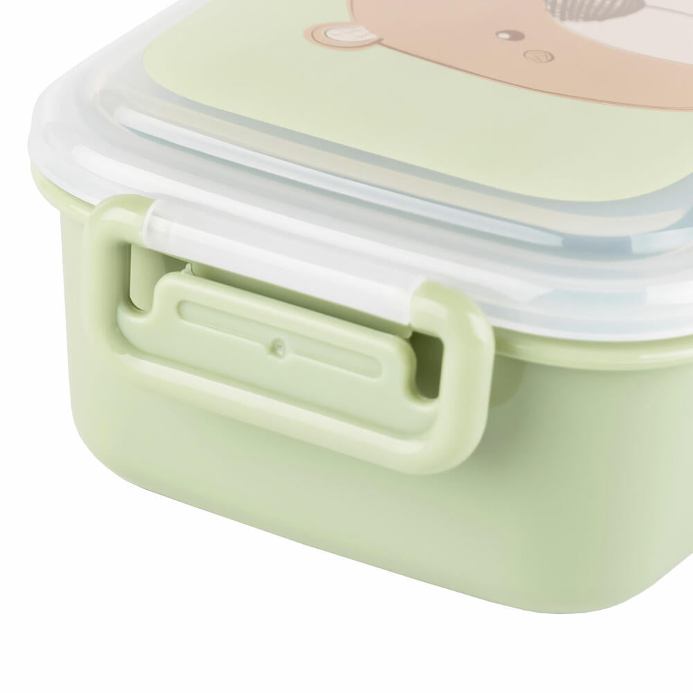 sigikid lunch box bear, bread box, lunch box, children, plastic, 9 x 17.5 cm, 25370
