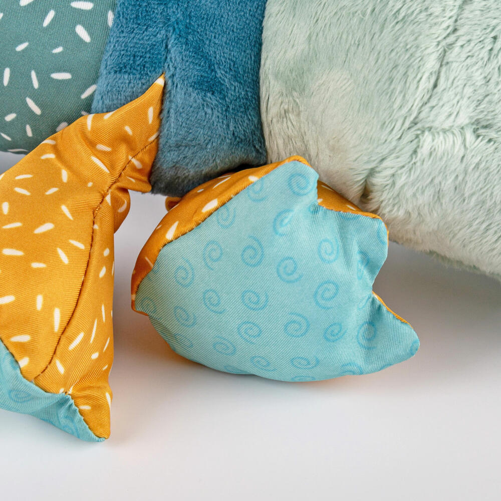 sigikid Patchwork Sweety Krokodil Yellow, Kuscheltier, Plüschtier, Schmusetier, Polyester, 43 cm, 43234