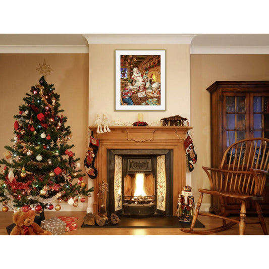 Schipper Malen nach Zahlen Weihnachtsbäckerei, Meisterklasse Premium, Malvorlage, Wandbild, 40 x 50 cm, 609130890