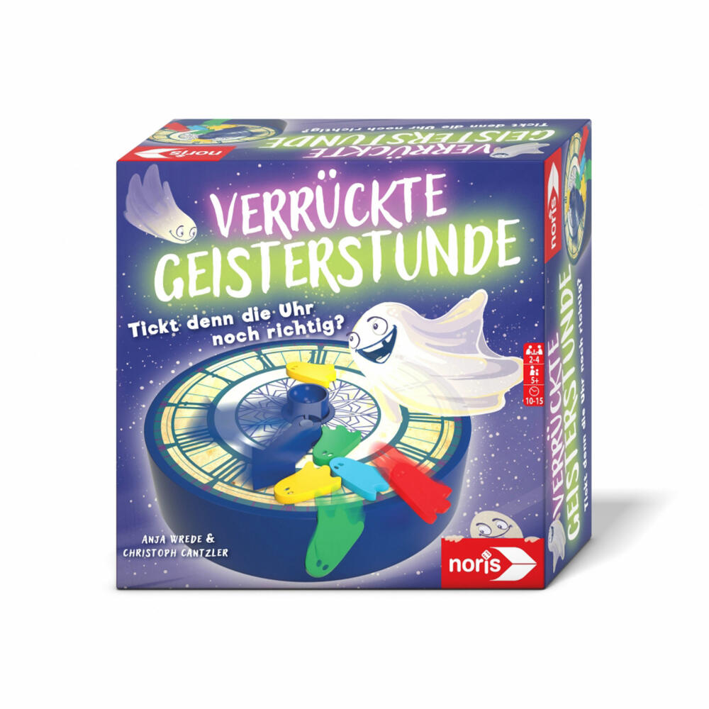 Noris Verrückte Geisterstunde, Kinderspiel, Familienspiel, Gesellschaftsspiel, ab 5 Jahren, 606062036