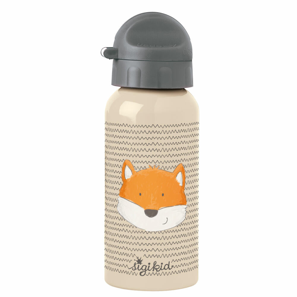 sigikid 3 Freunde Trinkflasche, Kindertrinkflasche, Kinder Flasche, Wasserflasche, Edelstahl / Kunststoff, 400 ml, 25380