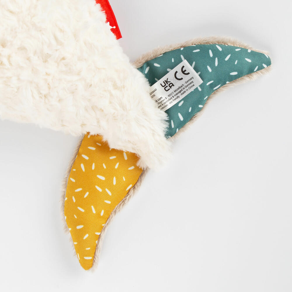 sigikid PlayQ Aktiv-Delfin Yellow, Kuscheltier, Babyspielzeug, Greifspielzeug, Spielzeug, Polyester, 43206