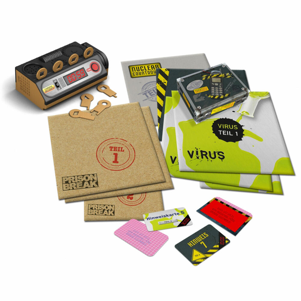 Noris Escape Room The Game, Starter Set, Exit Game, Puzzle, Board Game, Puzzle Game, Ages 16 and up, 606102034