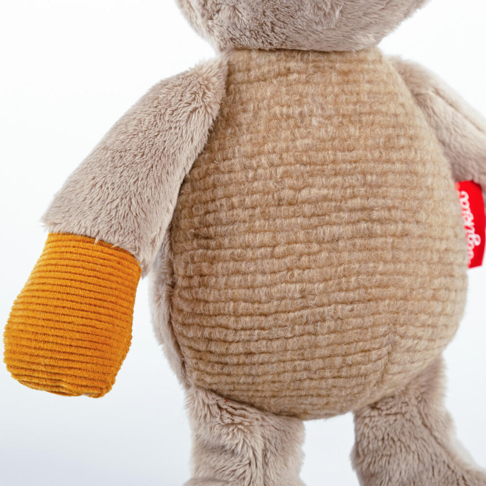 sigikid Patchwork Sweety Nilpferd Yellow, Kuscheltier, Plüschtier, Schmusetier, Polyester, 26 cm, 43229