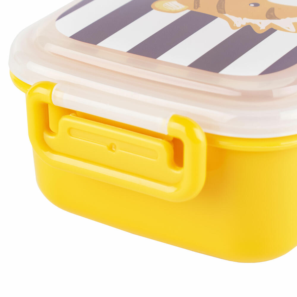sigikid Brotdose Tiger, Brotbox, Lunchbox, Kinder, Kunststoff, 9 x 17.5 cm, 25369